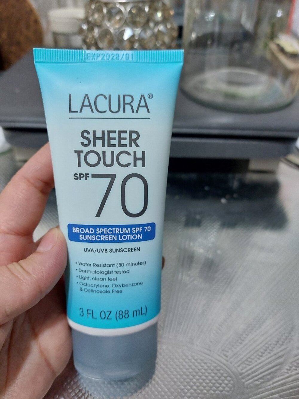 Lacura Sheer Touch SPF 70 Sunscreen Lotion Summer Must Have Small For Travel